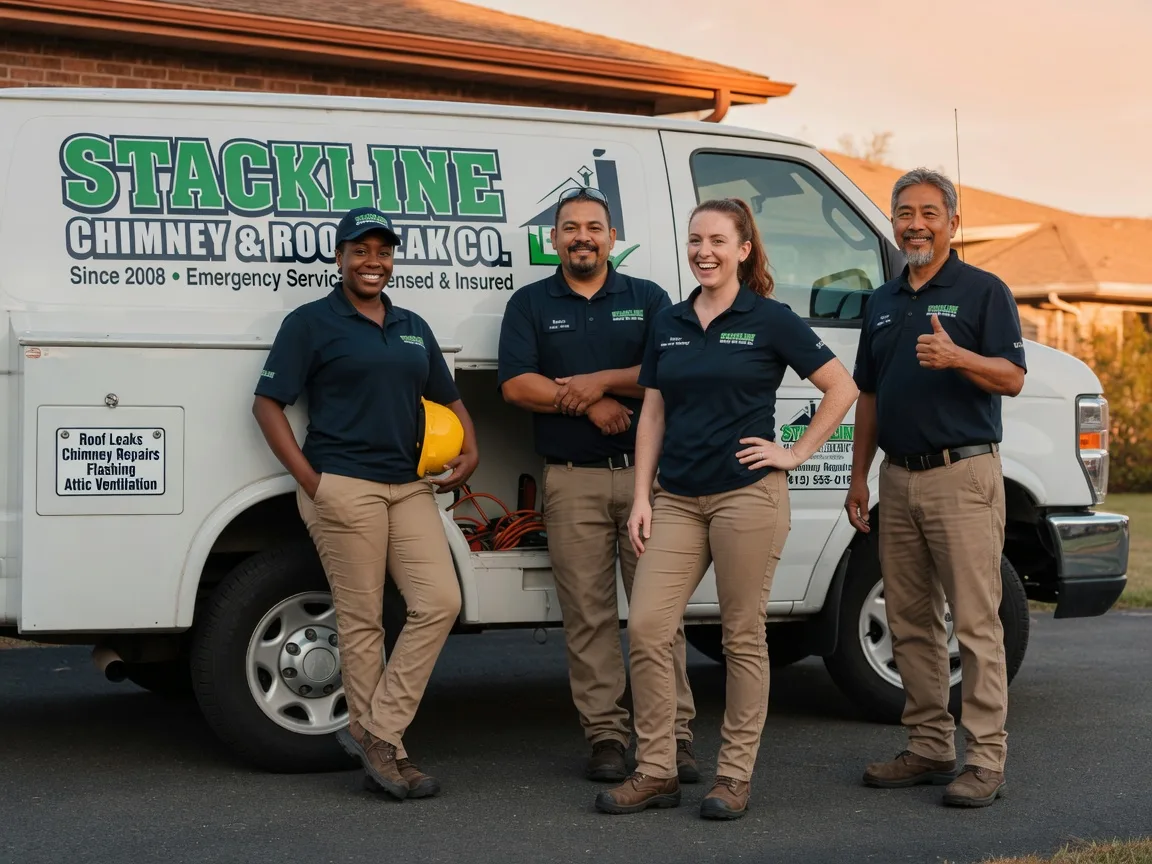 Chimney flashing repair company in La Fayette, IL